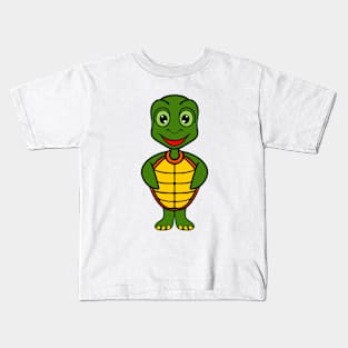 Funny Cute Turtle Sea Life Kids T-Shirt